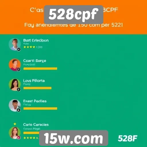 Feedback de usuários sobre o atendimento do 528cpf